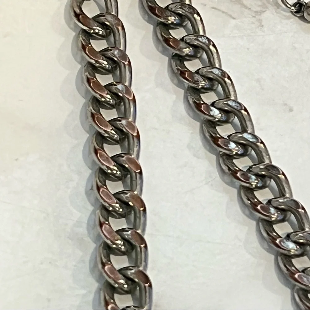Whimsical Pastel Mushroom Chunky Chain Choker – Cottagecore Aesthetic